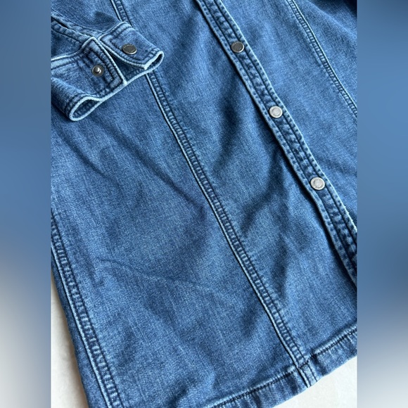 SPLENDID Denim Button Up Mini dress size XS - Picture 4 of 15